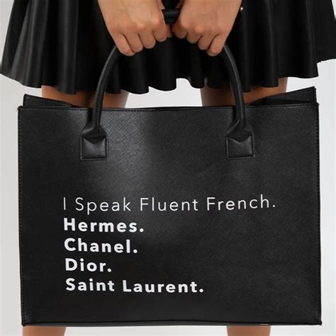 i speak fluent french hermes chanel bag|LA.